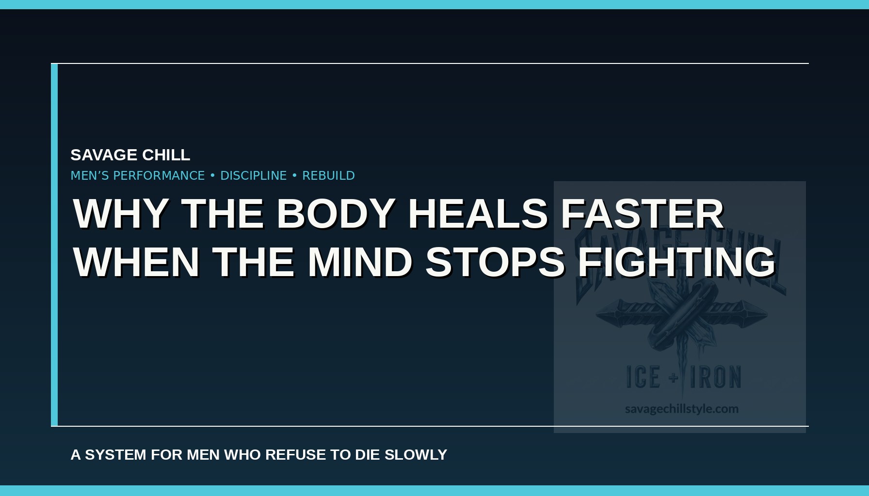 Why the Body Heals Faster When the Mind Stops Fighting